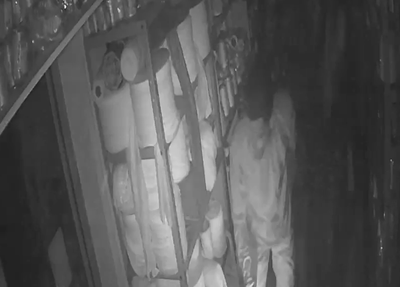 Imagens registraram o momento do roubo