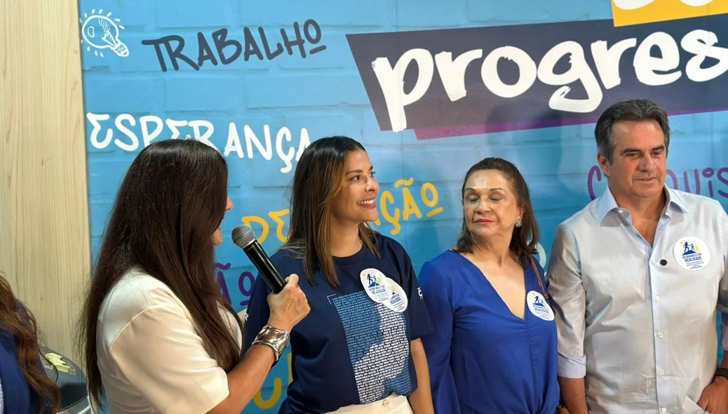 Iracema Portella discursando