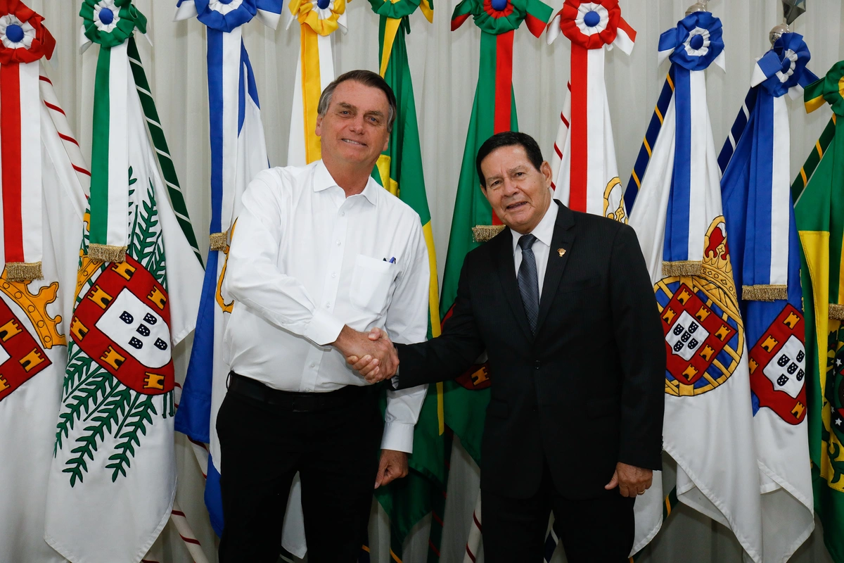 Jair Bolsonaro e Hamilton Mourão