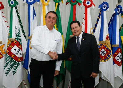 Jair Bolsonaro e Hamilton Mourão