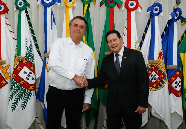 Jair Bolsonaro e Hamilton Mourão