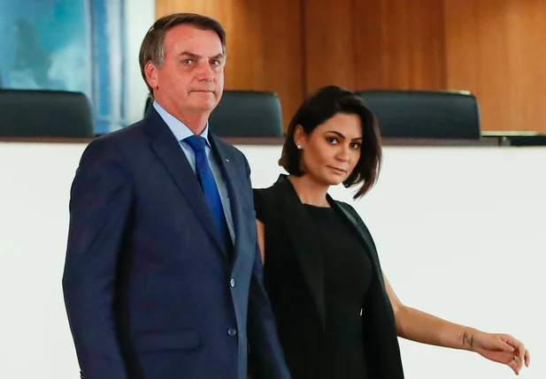 Jair Bolsonaro e Michelle Bolsonaro