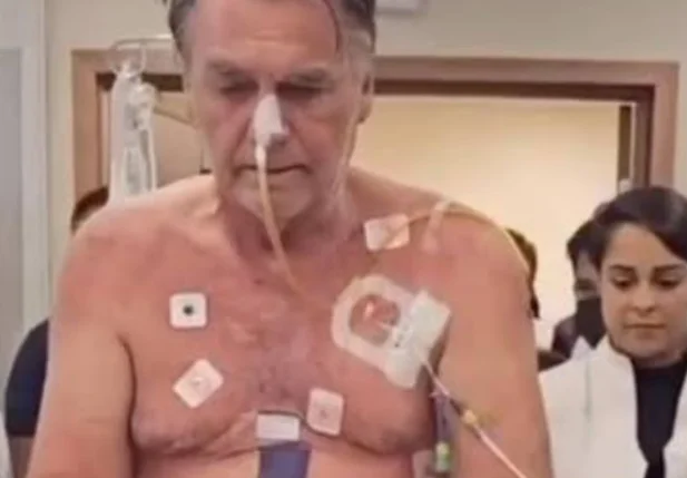 Jair Bolsonaro no hospital