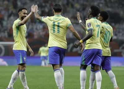 Jogadores da Seleção Brasileira