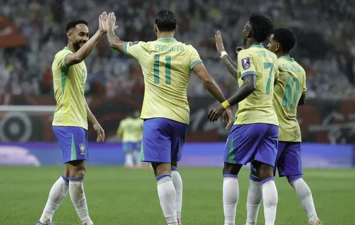 Jogadores da Seleção Brasileira