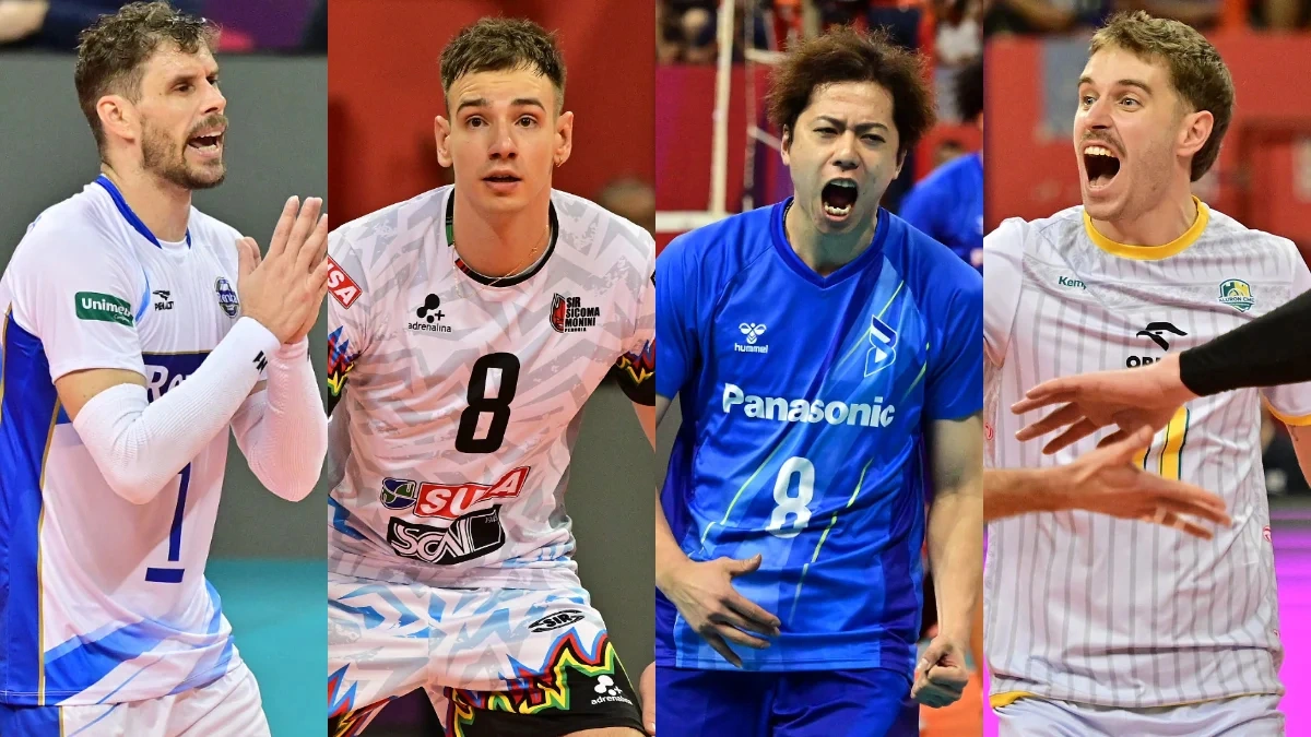 Jogadores de Campinas, Perugia, Osaka e Warta no Mundial de Clubes Masculino de Vôlei