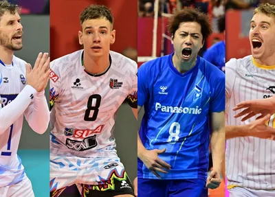 Jogadores de Campinas, Perugia, Osaka e Warta no Mundial de Clubes Masculino de Vôlei
