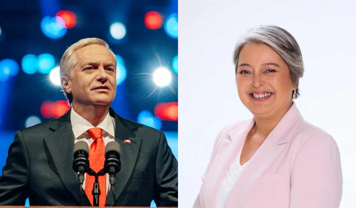 Jose Antonio Kast e Jeannette Jara