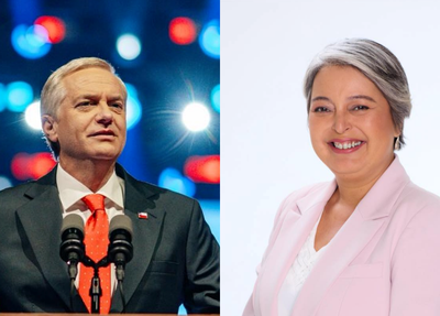 Jose Antonio Kast e Jeannette Jara