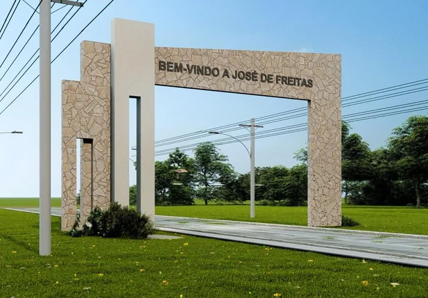 José de Freitas ganhará novo pórtico na entrada da cidade