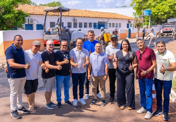 José de Freitas recebe mais de 12 mil metros quadrados de pavimentação asfáltica
