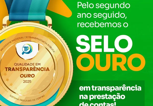 Lagoa do Barro conquista selo ouro de transparência