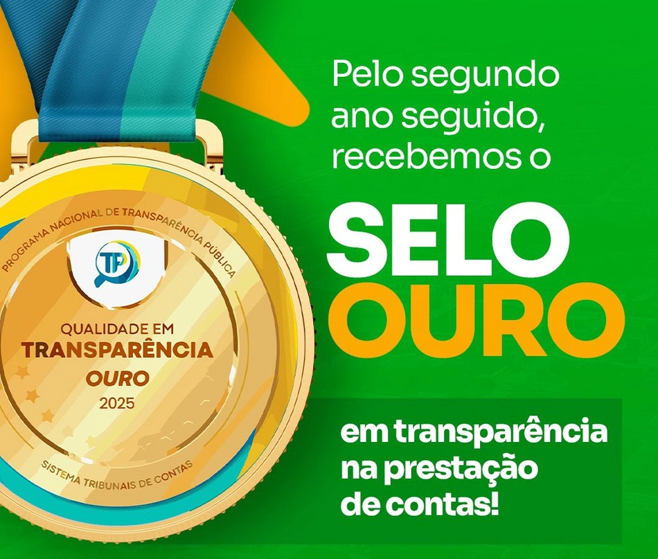 Lagoa do Barro conquista selo ouro de transparência