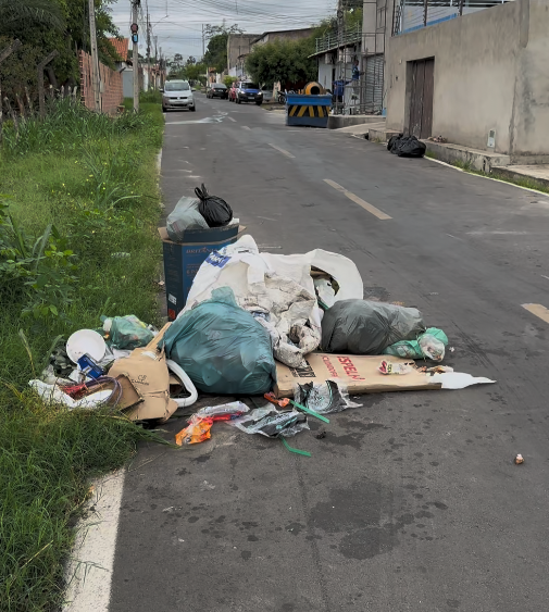 Lixo acumulado