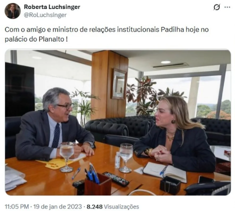 Lobista ligada a Careca do INSS e filho de Lula se reuniu com Alexandre Padilha fora da agenda oficial