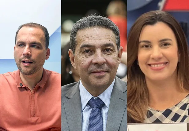 Mário Basílio, Sigifroi Moreno e Gisela Freitas