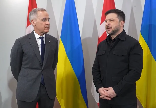 Mark Carney e Volodymyr Zelensky