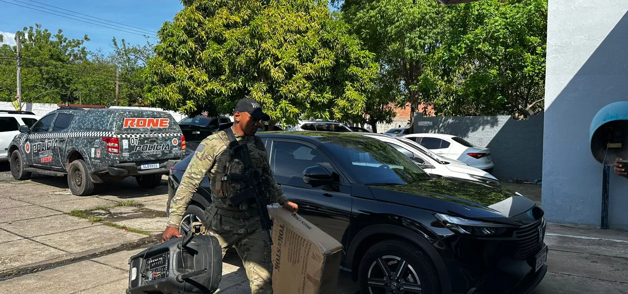 Material roubado da residência do ex-secretário