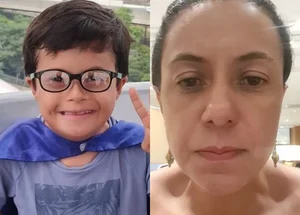 Menino de 9 anos/ mãe da vítima
