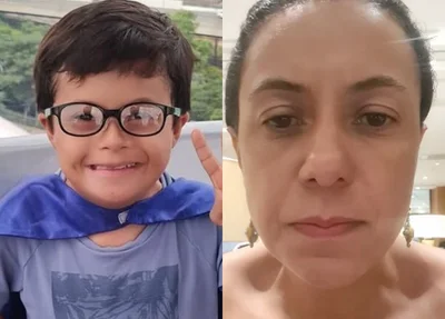 Menino de 9 anos/ mãe da vítima