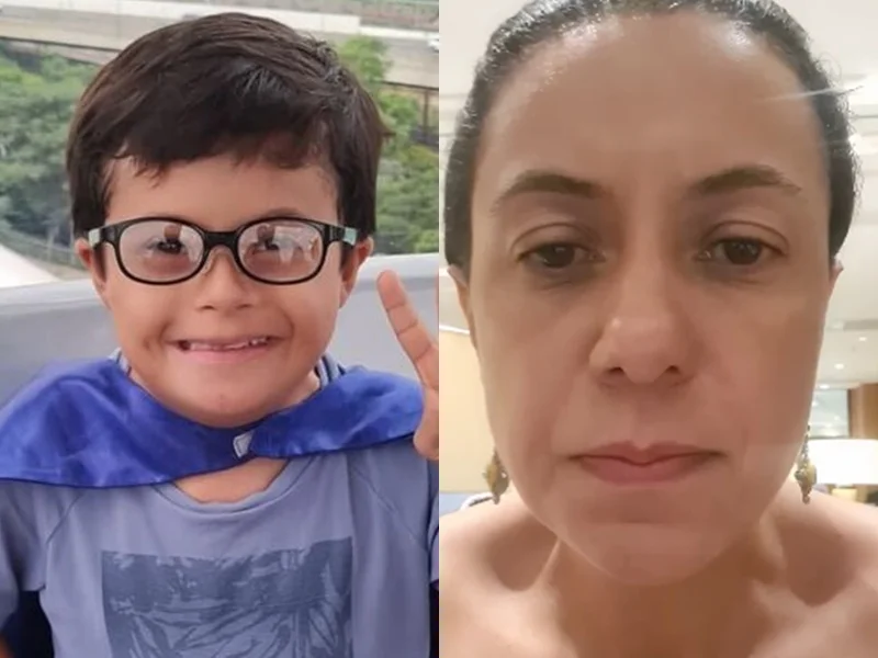 Menino de 9 anos/ mãe da vítima