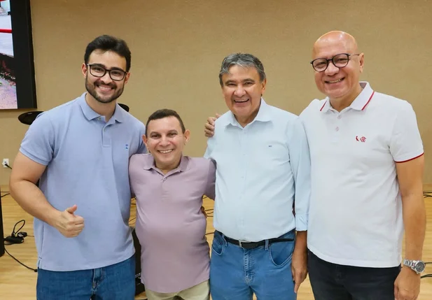 Ministro Wellington Dias, Vinícius Dias, Mauro Eduardo e Franzé Silva