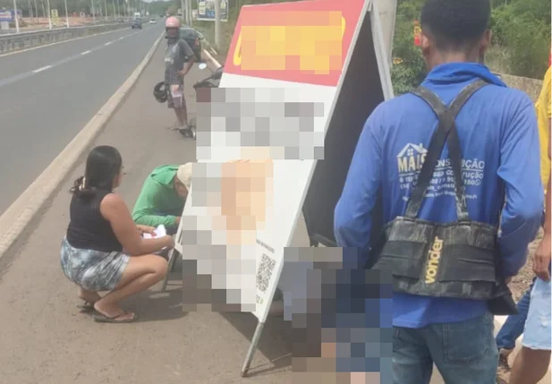 Motociclista não resistiu aos ferimentos e morreu ainda no local do acidente na Br 343