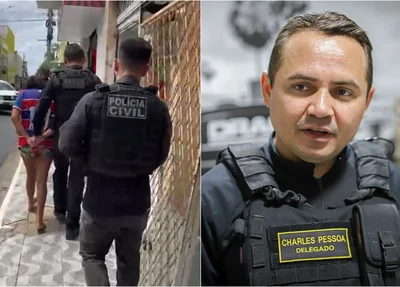 Mulher é presa acusada de compartilhar ameaças de morte ao delegado Charles Pessoa