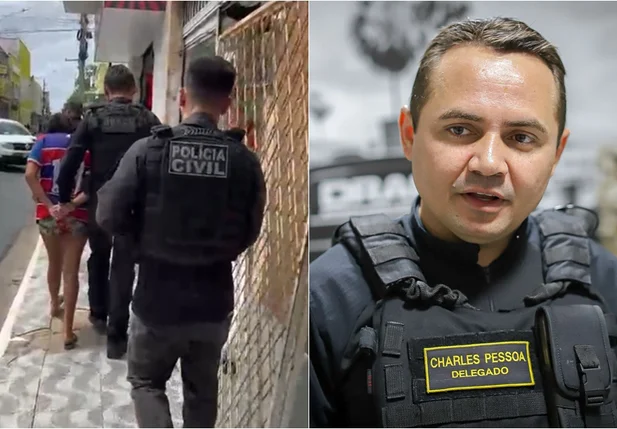 Mulher é presa acusada de compartilhar ameaças de morte ao delegado Charles Pessoa
