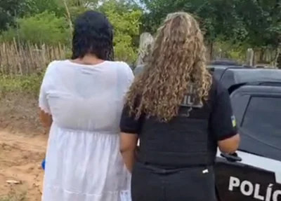 Mulher presa pela Polícia Civil de Altos