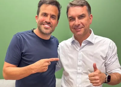 Pablo Marçal declarou apoio à pré-candidatura de Flávio Bolsonaro