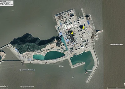 Pequim concluiu um dos seus dois reatores rápidos reprodutores em Xiapu