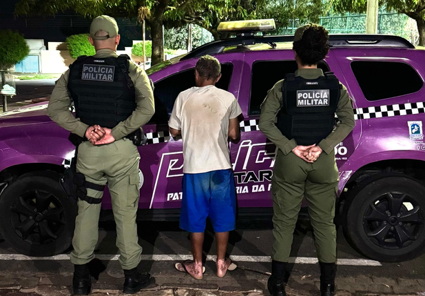 Polícia Militar do Piauí prende homem por descumprimento de medida protetiva