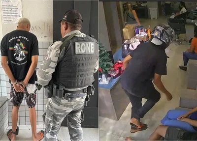 Polícia Militar prende acusado de roubar salão de beleza em Teresina