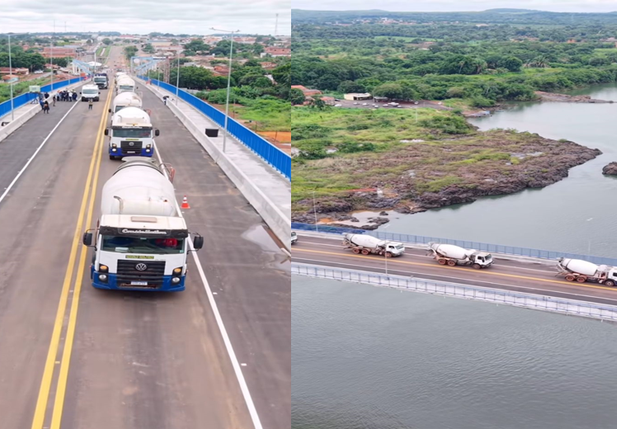 Ponto entre Maranhão e Tocantins será reinaugurada nesta segunda (22), um ano após a queda