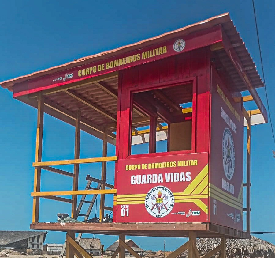 Posto Guarda-Vidas na Praia da Pedra do Sal=