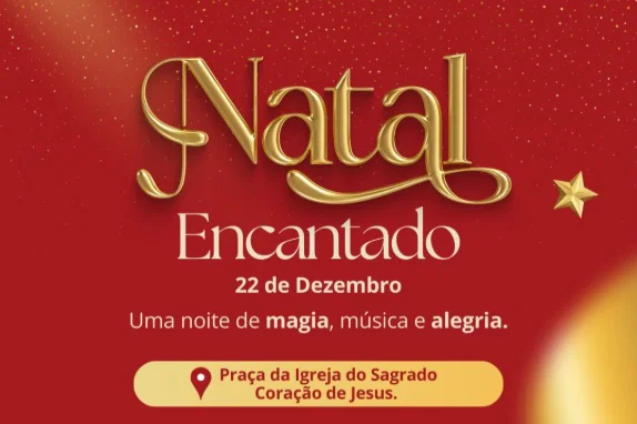 Praça do Sagrado Coração de Jesus recebe celebração natalina em Dom Inocêncio