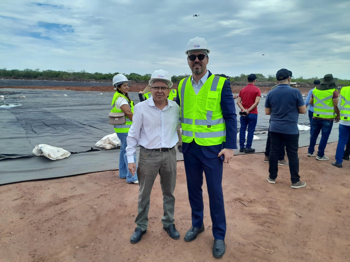 Prefeito de Francinópolis realiza visita técnica ao aterro sanitário em Ipiranga do Piauí