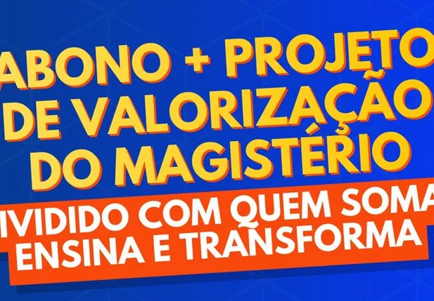 Prefeitura de Buriti dos Montes anuncia abono e reajuste salarial para profissionais da educação