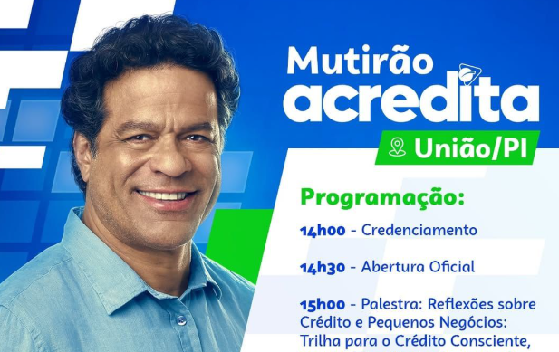 Prefeitura de União promove Mutirão Acredita com palestras e presença do tetracampeão Raí