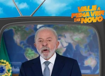 Presidente Lula lança campanha com tema de programa da Globo