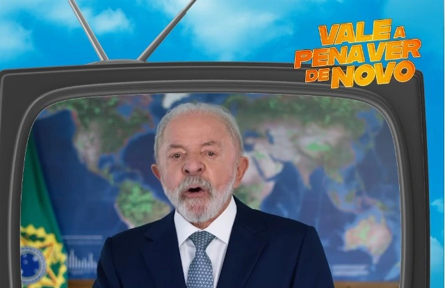 Presidente Lula lança campanha com tema de programa da Globo