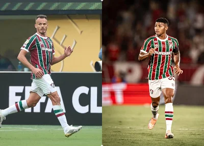Renê e Hércules, jogadores do Fluminense
