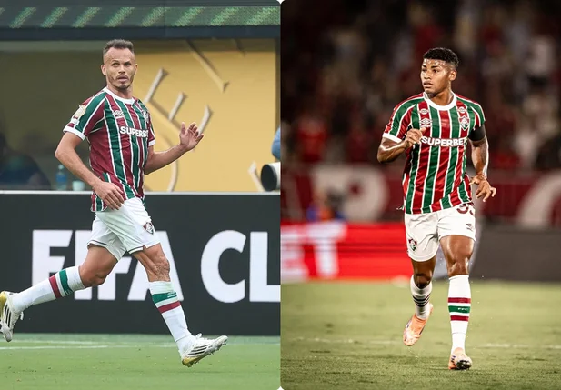 Renê e Hércules, jogadores do Fluminense