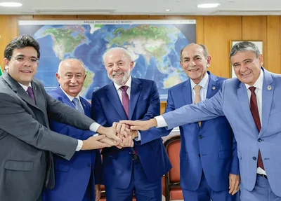 Reunião da base aliada do governador Rafael Fonteles com Lula
