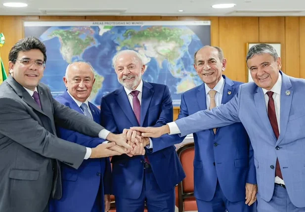 Reunião da base aliada do governador Rafael Fonteles com Lula