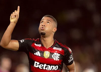 Samuel Lino marcou na vitória do Flamengo sobre o Ceará