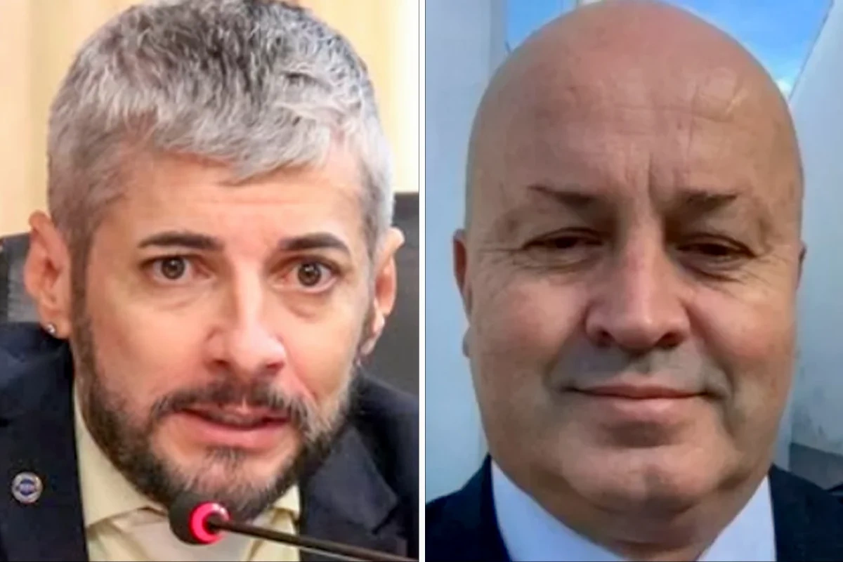 Secretário-executivo do Ministério da Previdência, Adroaldo Portal e Romeu Carvalho Nunes, filho do “Careca do INSS”.