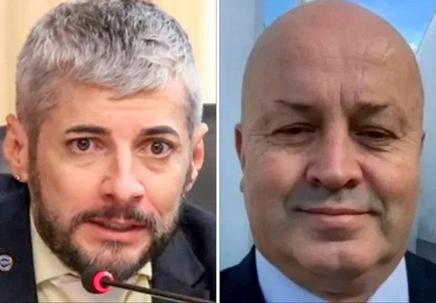 Secretário-executivo do Ministério da Previdência, Adroaldo Portal e Romeu Carvalho Nunes, filho do “Careca do INSS”.