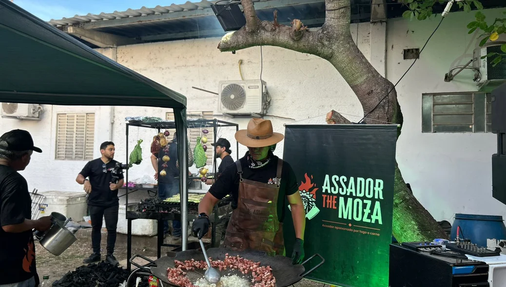 ServFaz promoveu churrasco na Expoapi